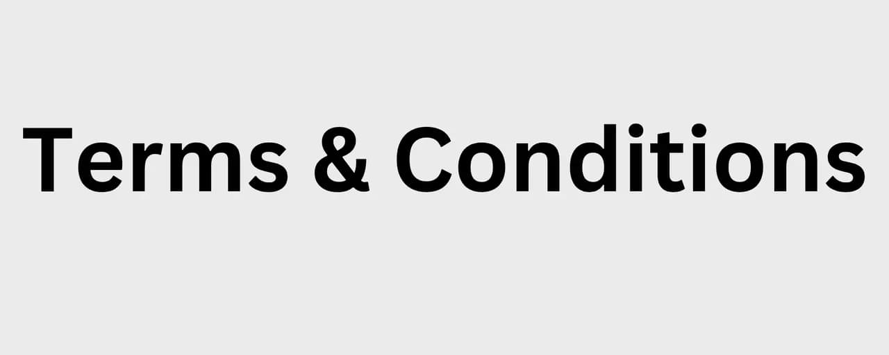 Terms & Conditions